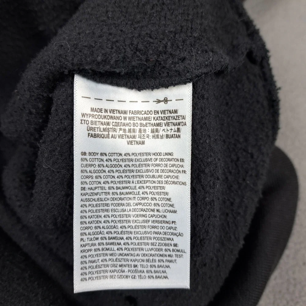 Vans Elijah Berle Hoodie Mens Small Black Loose Fit Sweater Skater Grunge Street